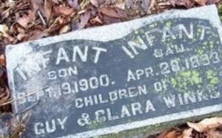 Infant son Winks