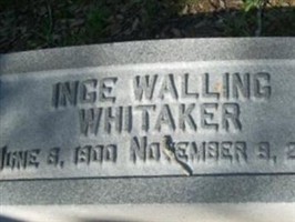 Inge Walling Whitaker Inge Walling Whitaker