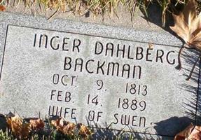 Inger Johansson Dahlberg Backman