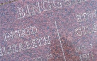 Ingrid Elizabeth Binggeli Ingrid Elizabeth Binggeli