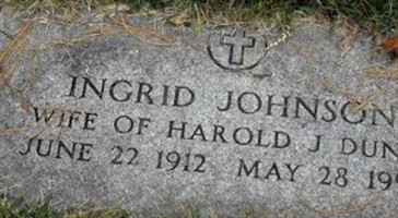 Ingrid Johnson Dunn Ingrid Johnson Dunn