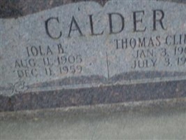 Iola B Calder