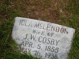 Iola McLendon Cosby Iola McLendon Cosby