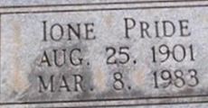 Ione Walter Pride Ione Walter Pride