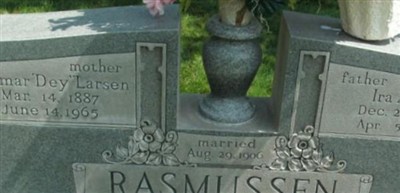 IRA ALVIN RASMUSSEN IRA ALVIN RASMUSSEN