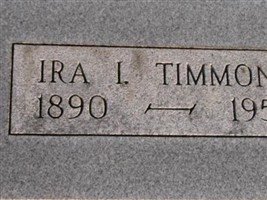 Ira I. Timmons Ira I. Timmons