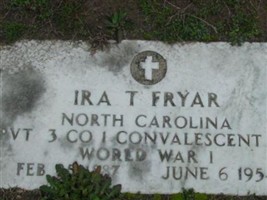 Ira Thomas Fryar Ira Thomas Fryar