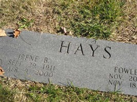 Irene Brown Hays