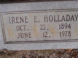 Irene E Holladay Irene E Holladay