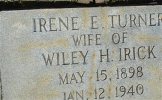Irene E. Turner Irick Irene E. Turner Irick