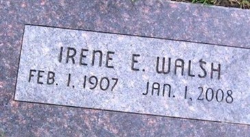Irene E. Walsh Irene E. Walsh