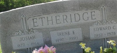 Irene Elizabeth Ewell Etheridge Irene Elizabeth Ewell Etheridge