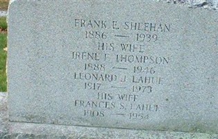 Irene F Thompson Sheehan