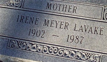 Irene Leona Meyer Knuth Lavake Irene Leona Meyer Knuth Lavake