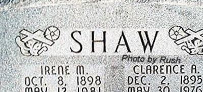 Irene M. Shaw Irene M. Shaw