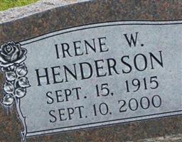 Irene W Henderson
