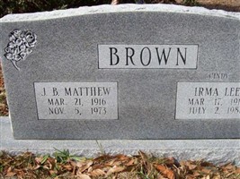 Irma "Cindy " Lee Brown