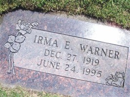 Irma Eliason Warner