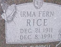 Irma Fern McMonigle Rice