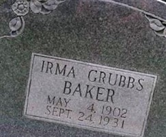 Irma Grubbs Baker