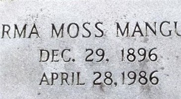 Irma Moss Mangum