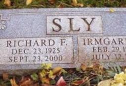 Irmgard M Sly Irmgard M Sly