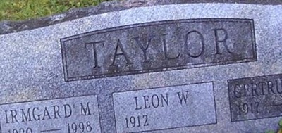 Irmgard M. Taylor Irmgard M. Taylor