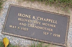 Irone R Chappell