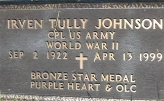 Irven Tully Johnson Irven Tully Johnson