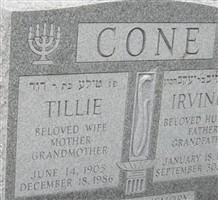 Irving L Cone