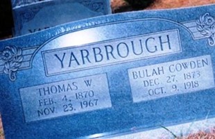 Isa Beulah Cowden Yarbrough