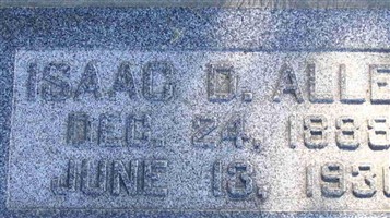 Isaac D Allen Isaac D Allen