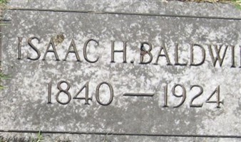 Isaac H Baldwin Isaac H Baldwin