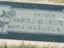Isaac Harold Beckstead Isaac Harold Beckstead