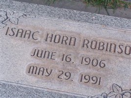 Isaac Horn Robinson Isaac Horn Robinson