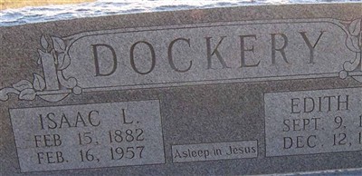 Isaac Luther Dockery Isaac Luther Dockery