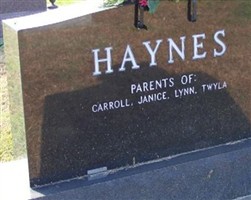 Isaac Wilson "Mac" Haynes Isaac Wilson "Mac" Haynes