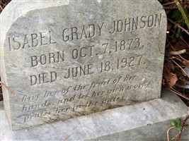 Isabel Grady Johnson Isabel Grady Johnson