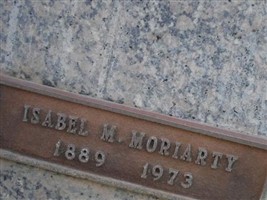 Isabel M Moriarty Isabel M Moriarty