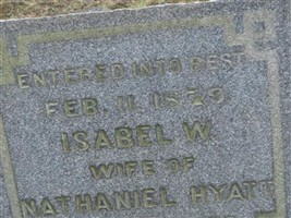 Isabel W Hyatt Isabel W Hyatt