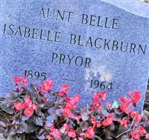 Isabelle "Aunt Belle" Blackburn Pryor