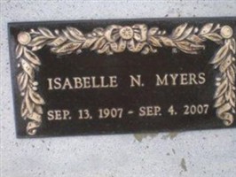 Isabelle N Myers Isabelle N Myers