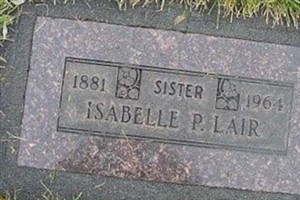 Isabelle Percilla "Belle" Elwood Lair
