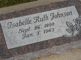 Isabelle Ruth Johnson Isabelle Ruth Johnson