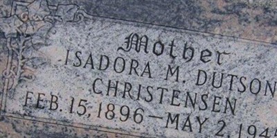 Isadora Amelia Mccombs Dutson Christensen