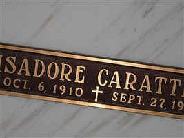 Isadore Carattini Isadore Carattini