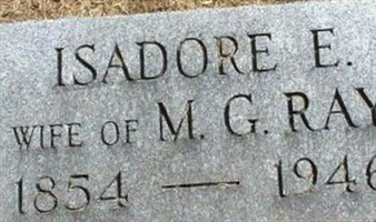 Isadore E. Ray Isadore E. Ray