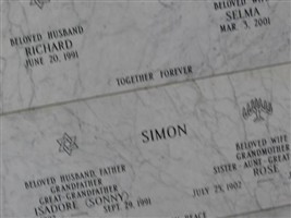 Isadore "Sonny" Simon