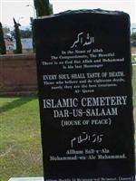 Islamic Cemetery (DAR-US-SALAAM) House of Peace