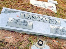 Isobel Crosby Lancaster Isobel Crosby Lancaster